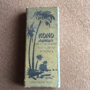 Antique Matches-Kona Hawaii